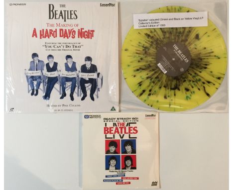 THE BEATLES - 7"/LASER DISC/FLEXI/CD COLLECTION. Top mixed collection of 1 x 7" demo, 2 x 7" flexis, 11 x CDs, 1 x 8" Laserdi