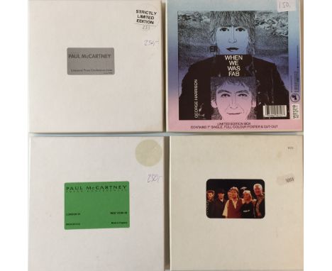 THE BEATLES AND ASSOCIATED 7" &amp; CD COLLECTION. A smashing collection of 21 7" singles and 3 CD box-sets by The Beatles &a