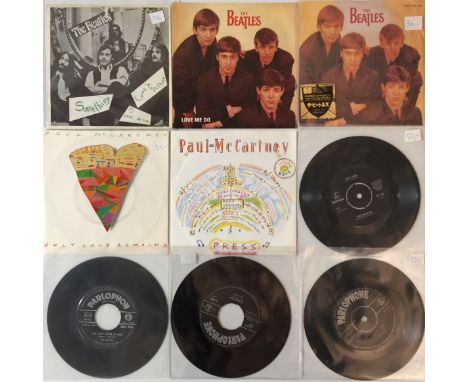 THE BEATLES AND ASSOCIATED - OVERSEAS 7" COLLECTION. A super selection of around 22 7" singles pressed the world over by The 