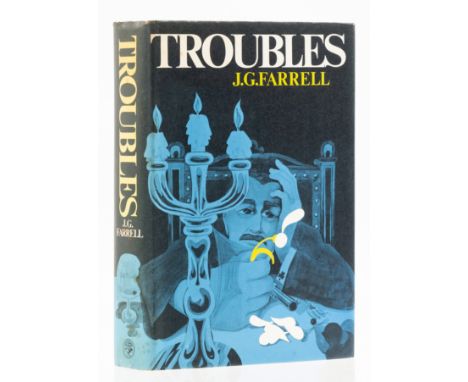 Farrell (J.G.) Troubles, first edition, some light scattered foxing, light adhesion marks to front free endpaper, original bo