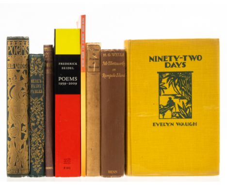 Waugh (Evelyn) Ninety-Two Days, first American edition, frontispiece, original decorative cloth, one or two very small marks,