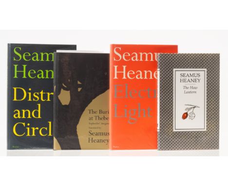 Heaney (Seamus) The Haw Lantern, 1987; Electric Light, 2001; The Burial at Thebes, 2004; District and Circle, 2006, first edi