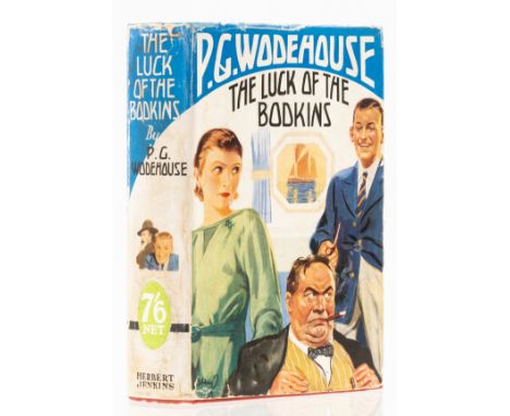 Wodehouse (P.G.) The Luck of the Bodkins, first edition, ownership stamp of J.J. Looijestijn on front free endpaper, fore-edg