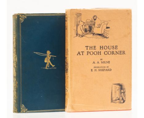 Milne (A.A.) The House at Pooh Corner, first edition, strip of browning and ownership inscription on pictorial endpapers, ori