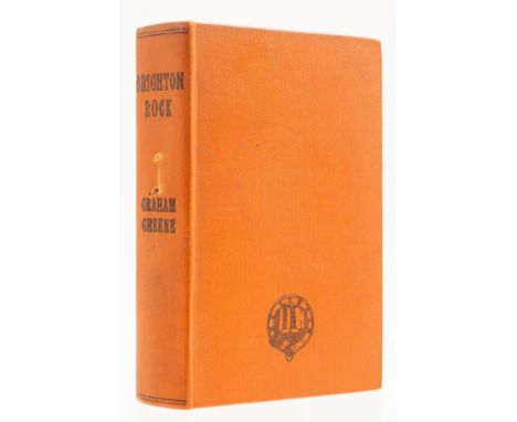 Greene (Graham) Brighton Rock, first edition, page margins a little toned, the odd marginal spot but largely internally clean