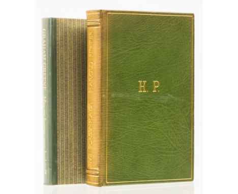 Pinter (Harold) Five Screenplays, number XV 'Hors de Commerce' copy of 150 copies signed by the author, original green morocc