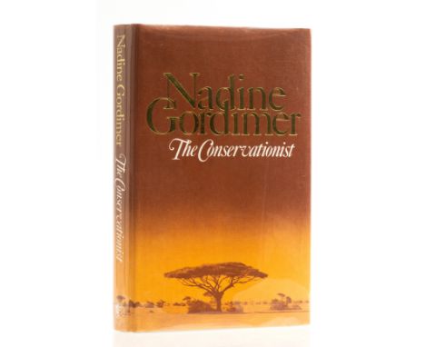 Gordimer (Nadine) The Conservationist, first edition, signed by the author on title, original boards, dust-jacket, mint, 8vo,