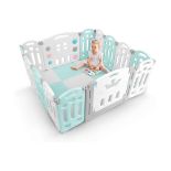 6 X BRAND NEW KIDOOLA Adjustable Plastic Baby Toddler Playpen with Super Fun Activity Panel Safety