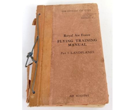 A Royal Air Force Flying Training Manual Part One - Landplanes, a REME Technical Training School, BAOR manual, and a REME Sch