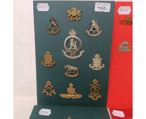 A group of Indian Army badges, shoulder titles and items, including a South Waziristan Scouts badge  Provenance: A Collection