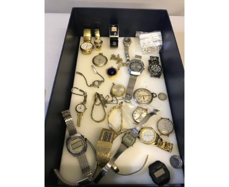 A Collection of vintage watches which includes sekonda, Casio & Rotary watches 