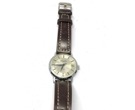 Vintage Poljot 17 jewel wristwatch the watch is ticking 