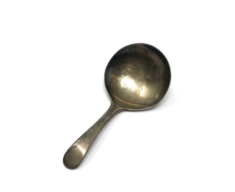 Antique georgian silver tea caddy spoon 