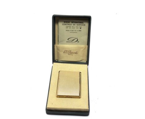 Fine vintage boxed dupont paris cigarette lighter good condition 