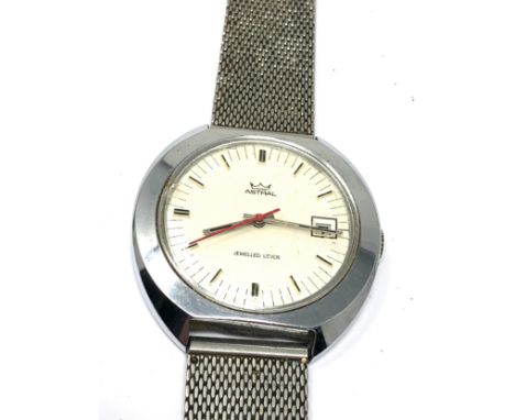 Vintage gents Astral wristwatch the watch is ticking 