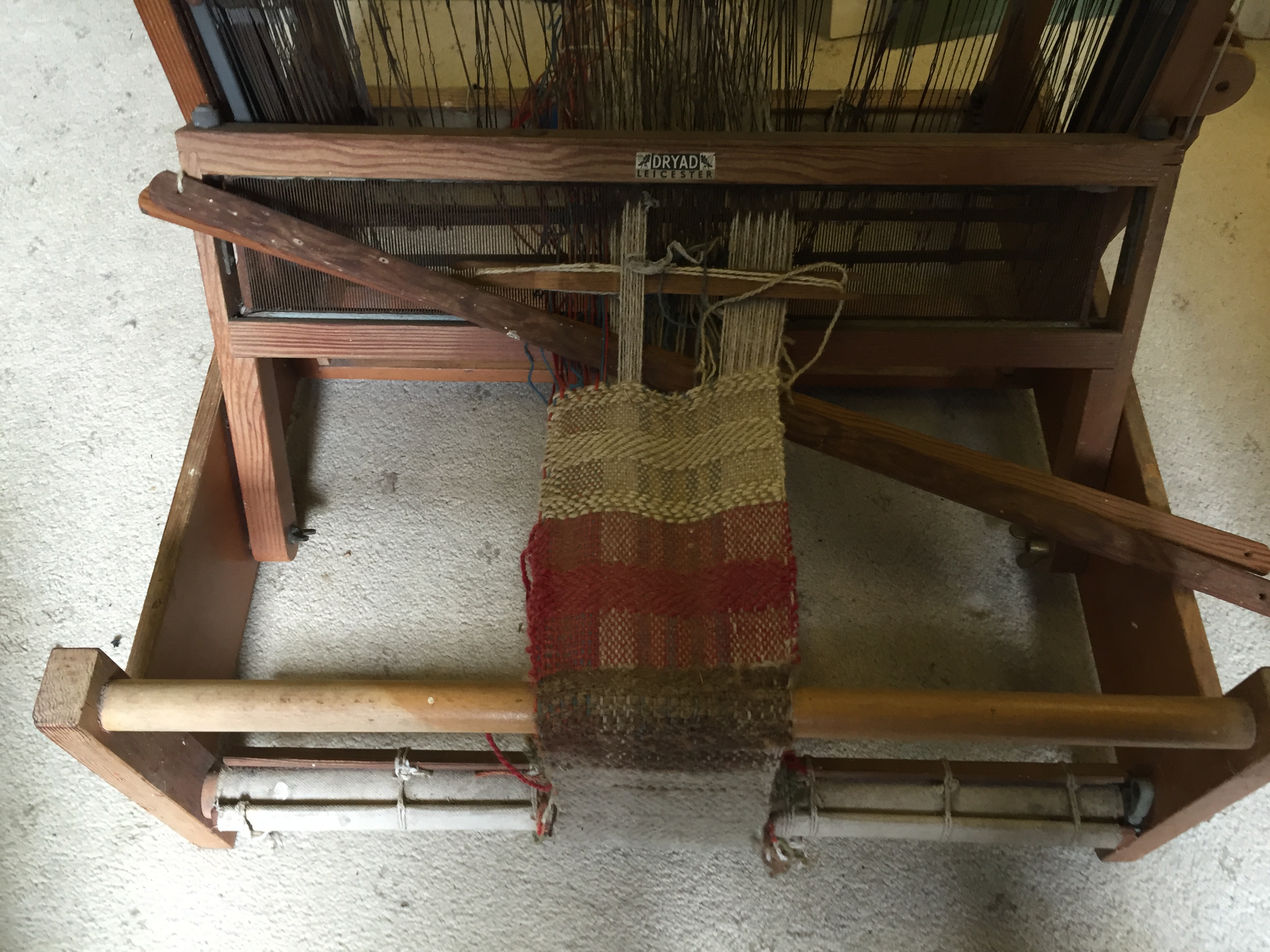 A Dryad Leicester table top loom.