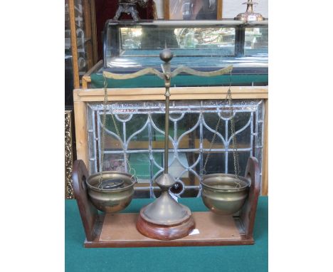 FOLDING BOOK STAND PLUS VINTAGE SCALES AND SILVER NAPKIN RING