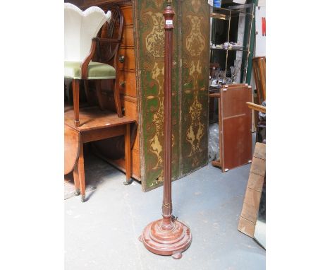 MAHOGANY STANDARD LAMP
