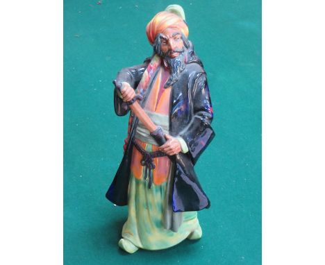 ROYAL DOULTON GLAZED CERAMIC FIGURE- BLUEBEARD, HN2105, APPROXIMATELY 28.5cm HIGH 
