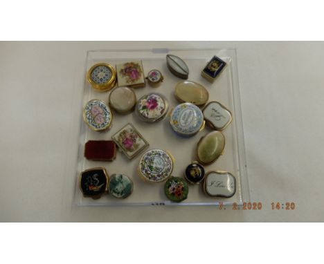Twenty patch and pill boxes