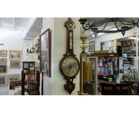 A mahogany barometer