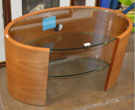 TOM SCHNEIDER "ELIPSE" CURVED TV CONSOLE UNIT    