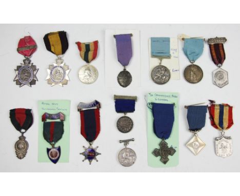 Temperance Medals; a collection of 19th century and later temperance medals, comprising, a Victorian Royal Naval Temperance A
