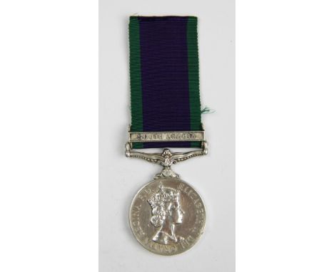 A General Service Medal 1962-2007 to 24033758 Pte A Collen, 4 R. Anglian, with South Arabia clasp (1)