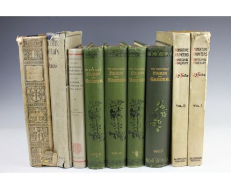 THE PROFITABLE FARM AND GARDEN, four vols, colour litho plates, pictorial green cloths, London, Collingridge; HOBSON (R), WOR
