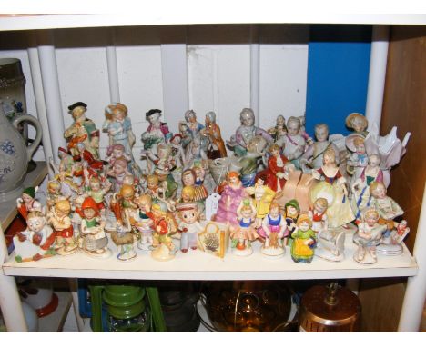 A selection of ceramic figurines