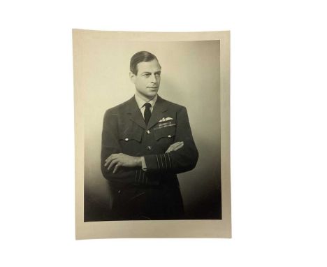 H.R.H. Prince George Duke of Kent, four fine bromide print portrait photographs of the Duke wearing his RAF uniform by the Ha