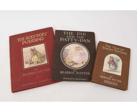 Beatrix Potter - The Roly-Poly Pudding, first edition, first printing with "All rights reserved" to foot of title, 4to, 1908,