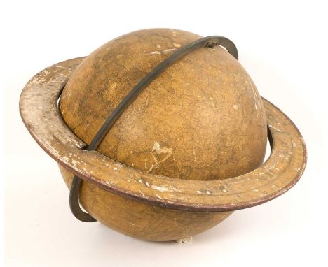 Large late 18th century library globe, by William and Thomas Marriott Bardin, dedicated 'To the Honourable Sir Joseph Banks, 