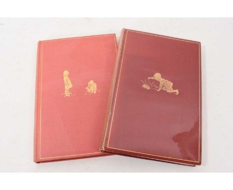 A. A. Milne - The House at Pooh Corner, 1928 first edition, together with Now We Are Six, 1927 first edition. (2)