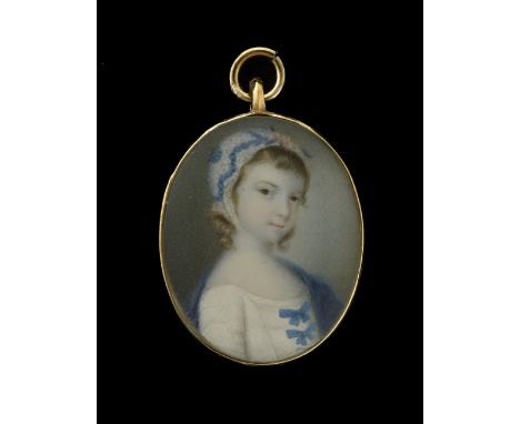 English School, circa 1762,  after Katherine Read (British, 1723-1779) Portrait miniature of Lady Mary Isabella Somerset, lat