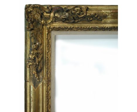 An Old Master frame, sight size 94 x 62cm (37 x 24.5in), overall size 110 x 82cm (43 x 32in) Provenance: Lady Rothschild, Rus