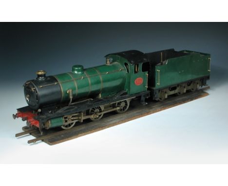 A 2.5inch gauge hand built model live steam locomotive 0-6-0 'Southern Maid', in green livery, cab door numbered 15, and tend