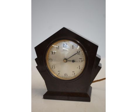 Art deco Ferranti bakelite mantle clock 