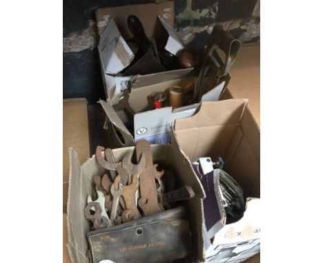 4 BOXES OF TOOLS