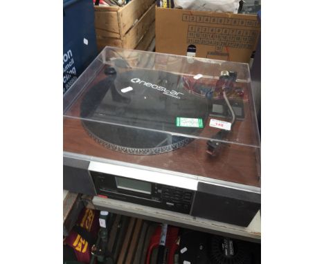NEOSTAR COMBI-RECORD DECK/CD PLAYER/ RADIO