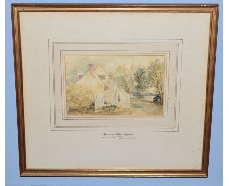 Thomas Churchyard (1798-1865), Landscapes, group of three watercolours (taken from a sketch book, circa 1828), 13 x 19cm (3)