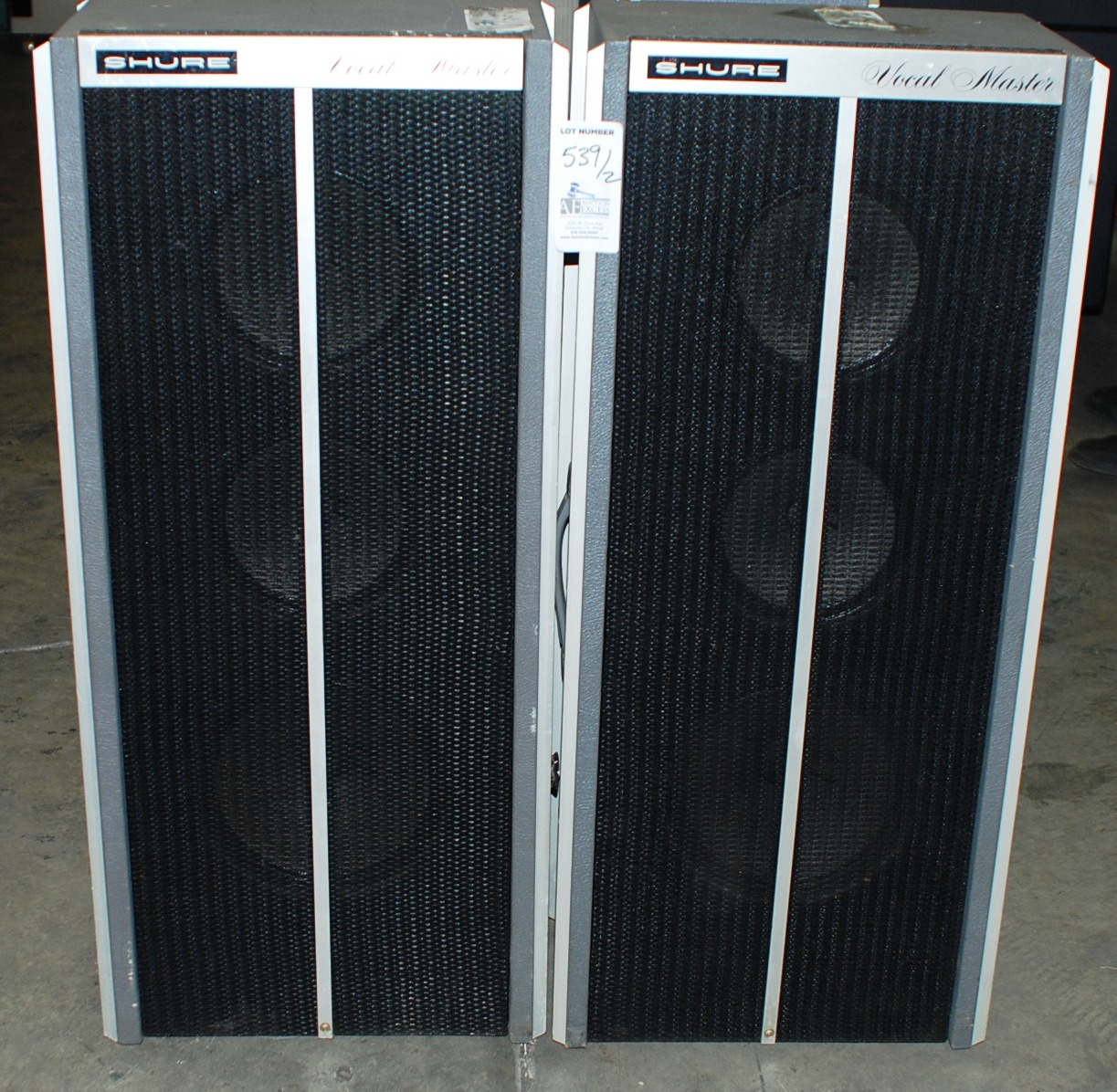 shure vocal master pa system for sale