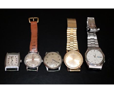Mixed Lot Of Watches Comprising Seiko, Aeroplane, Canterbury, Timex & Rotary 