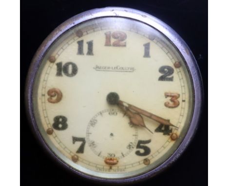 Jaeger Lecoultre Military Pocket Watch, Stamped To Back With Arrow G.S.T.P 244209 Spares/Repair