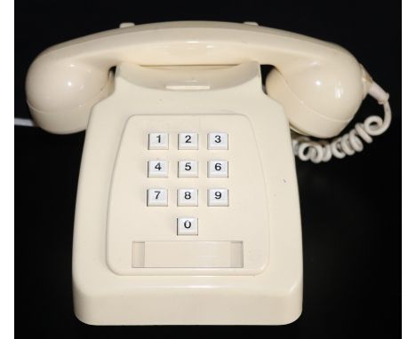 GPO British Telecom S/1000/GF/1981/PR Ivory Push Button Telephone