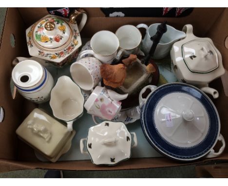 Assorted china & ceramics to incl. Hayasi Kutani tea service & quantity of blue and white china