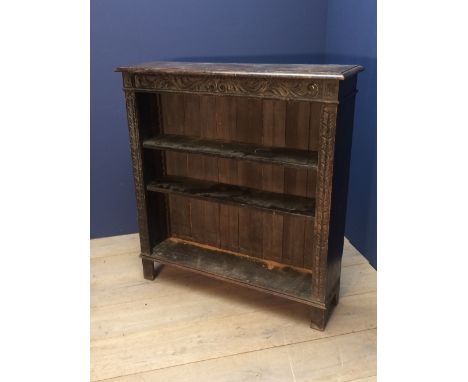 Standing mahogany astragal glazed bookcase, 100cmW x 113cmW, child's old desk, oak bookshelf, and another glazed book shelf (