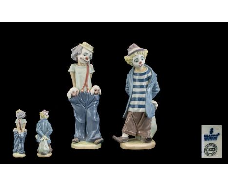Lladro Collectors Club / Society Ltd Edition Hand Painted Porcelain Pair of Figures For the Years 1985 &amp; 1986. Comprises 