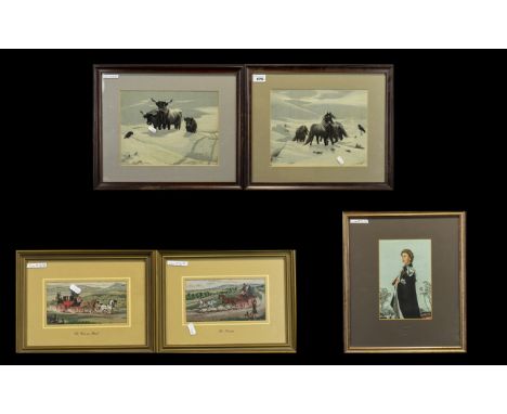 A Collection Of Limited Edition Woven Silk Pictures By Cash's Each framed and glazed, to include 'The Four-In-Hand' no 1711 o