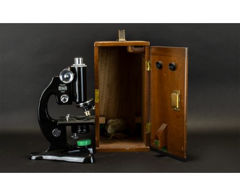 Beck Of London Microscope Portable Microscope Housed A Beck London Model 47 microscope, marked to body '24905' housed in orig